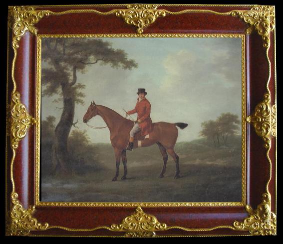 framed  John Nost Sartorius A Huntsman in a Wooded Landscape, Ta119-3